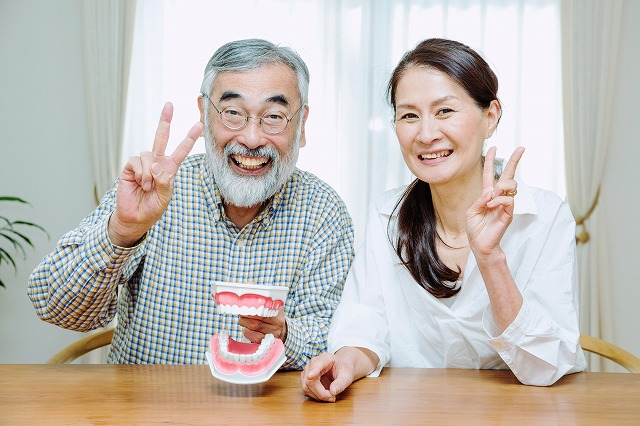 いつまでも自分の歯で食べられます